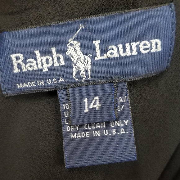 VINTAGE Ralph Lauren Scoop Neck Dress - Picture 3 of 6